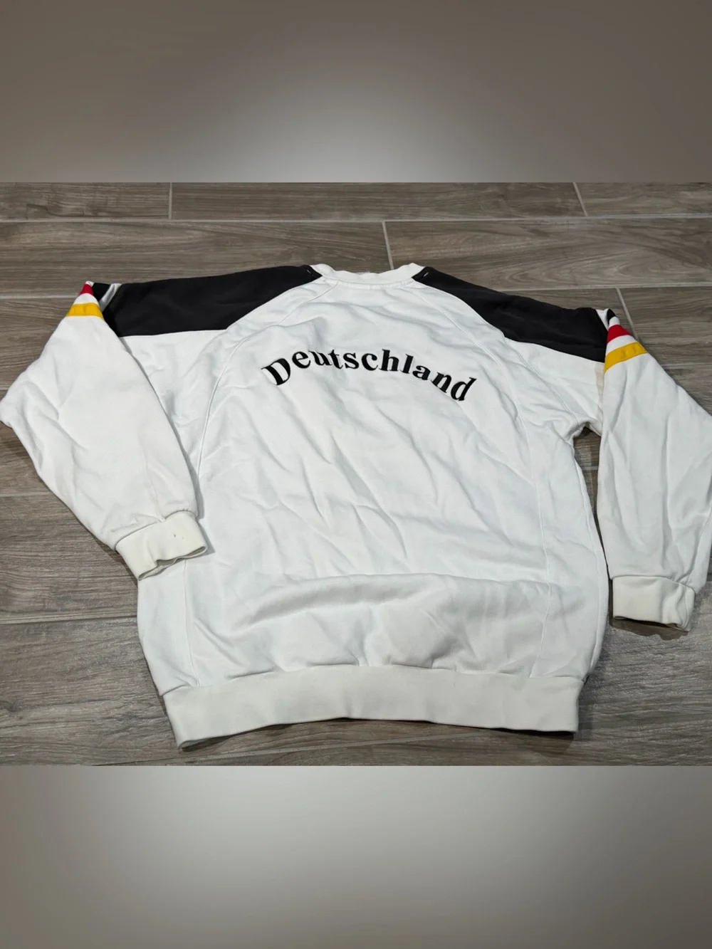 VINTAGE 90s Germany Soccer Adidas Crewneck Pullover | Men’s Small Deutschland